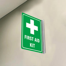 Load image into Gallery viewer, FIRST AID KIT / Double-Sided Off-Wall Sign