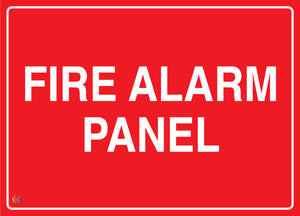 Fire Alarm Panel Sign