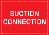 Suction Connection Sign
