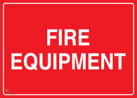 Fire Equipment Sign