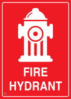 Fire Hydrant Sign