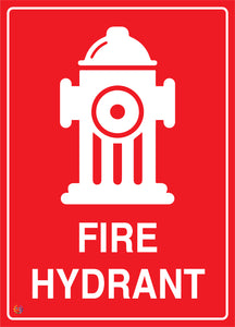 Fire Hydrant Sign