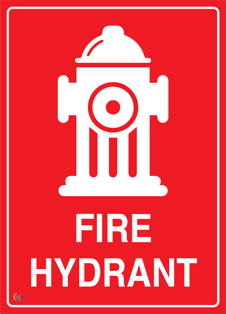 Fire Hydrant Sign