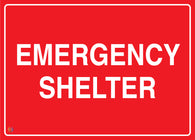 Emergency Shelter Sign