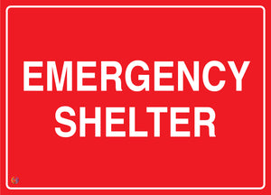 Emergency Shelter Sign
