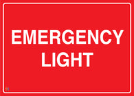 Emergency Light Sign