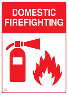 Domestic Firefighting Sign