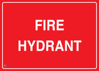 Fire Hydrant Sign