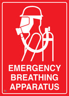 Emergency Breathing Apparatus Sign