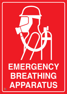 Emergency Breathing Apparatus Sign
