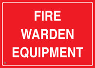 Fire Warden Equipment Sign