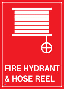 Fire Hydrant & Hose Reel Sign