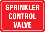 Sprinkler Control Valve Sign
