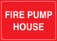 Fire Pump House Sign