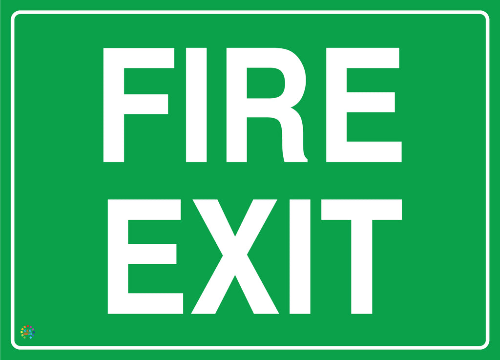 Fire Exit Sign | Fire Safety Exit Sign | K2K Signs Australia