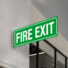 Load image into Gallery viewer, Fire Exit Off Wall Sign