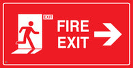 Fire Exit (Right Direction) Sign