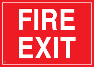 Fire Exit Sign