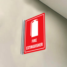 Load image into Gallery viewer, Fire Extinguisher – Double-Sided Off-Wall Sign