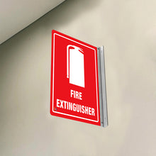 Load image into Gallery viewer, Fire Extinguisher – Double-Sided Off-Wall Sign