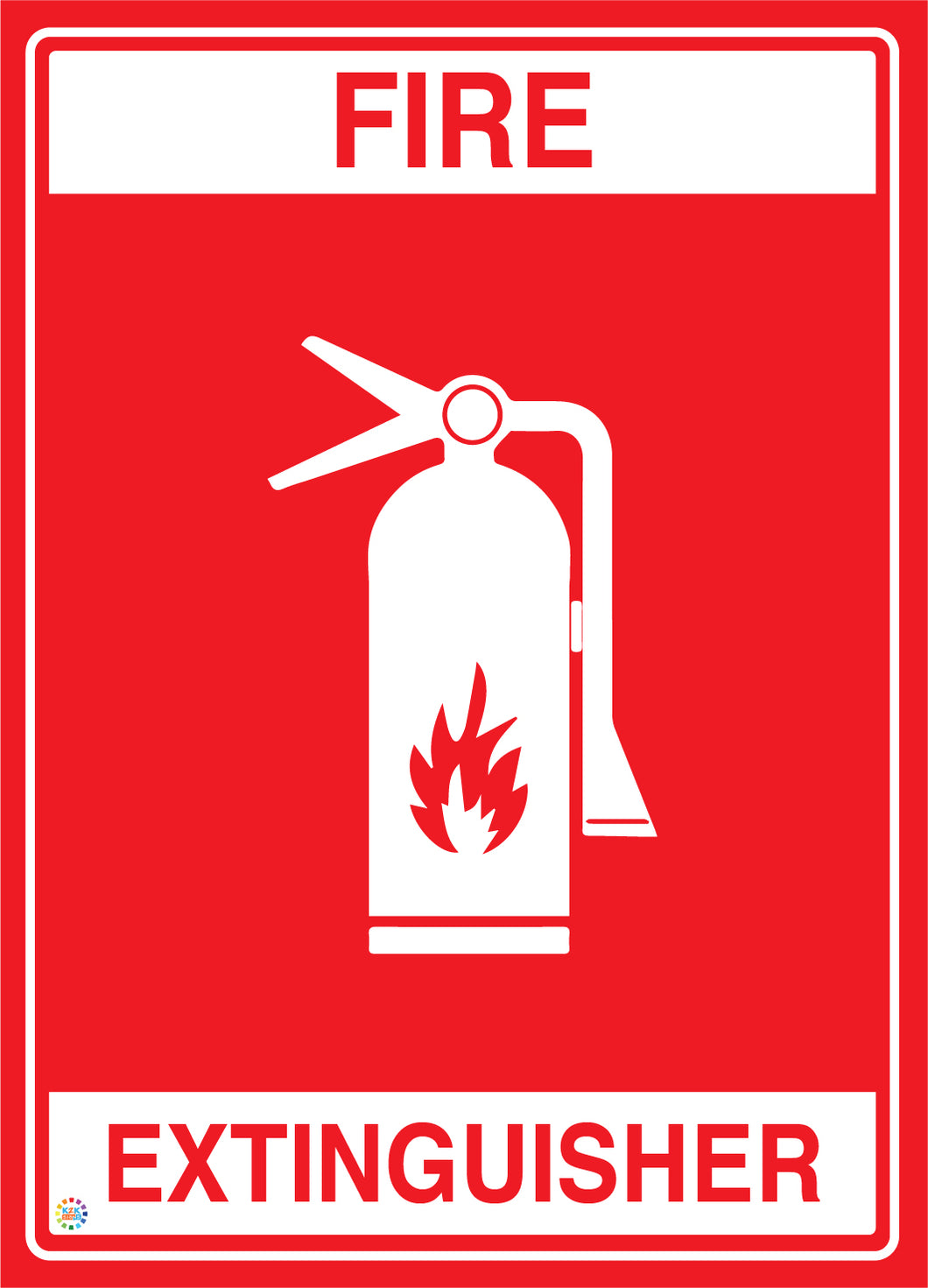 Fire Extinguisher Sign | K2K Signs Australia