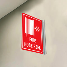 Load image into Gallery viewer, Fire Hose Reel – Double Sided Off Wall Sign
