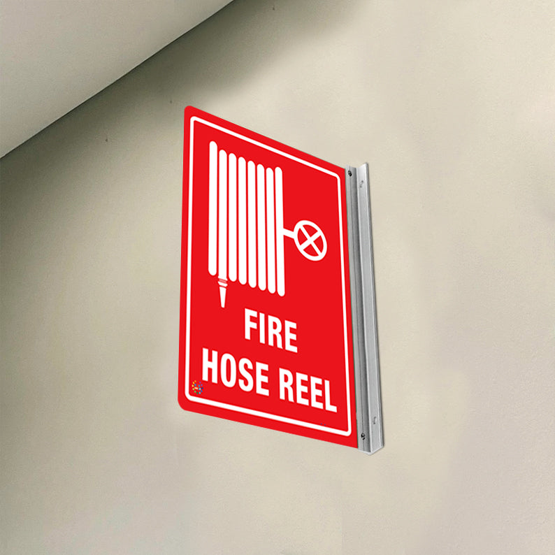 Fire Hose Reel – Double Sided Off Wall Sign