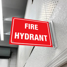 Load image into Gallery viewer, Fire Hydrant – Double-Sided Off-Wall Sign