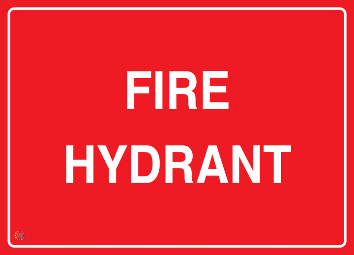 Fire Hydrant Sign