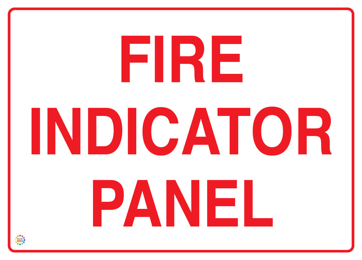 Fire Panel Sign Osha Fire Indicator Panel Sign | Fire Safety Identification Sign | K2K Signs ...