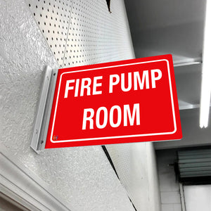 Fire Pump Room Sign