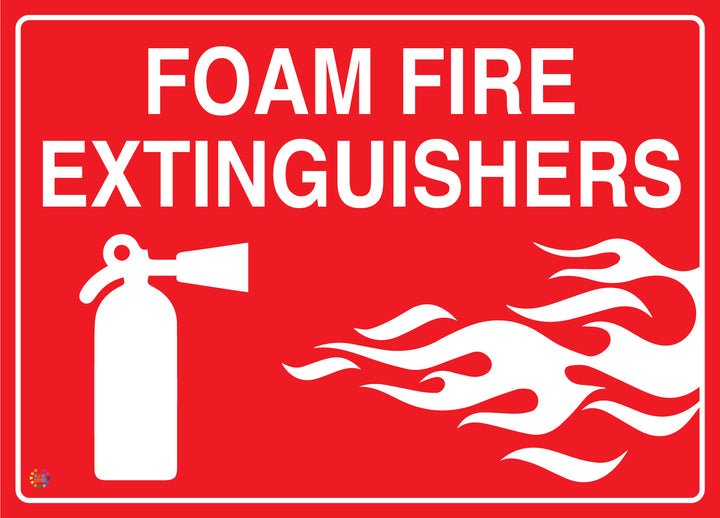 Foam Fire Extinguishers Sign