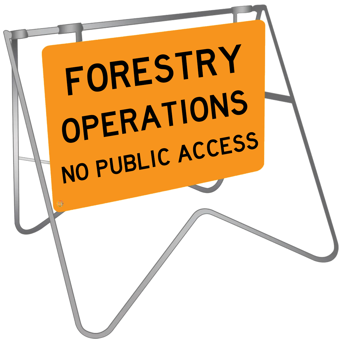 Forestry Operations No Public Access - Swing Stand & Sign | K2K Signs ...