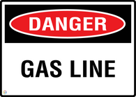 Danger Gas Line