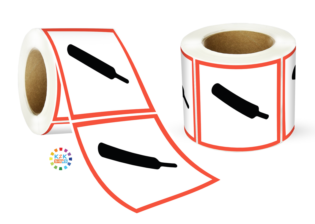 Compressed Gas - GHS Sign Label Roll