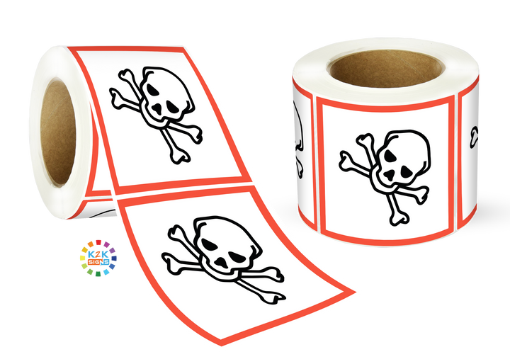 Acute Toxicity - GHS Sign Label Roll | K2K Signs Australia