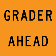 Grader Ahead Sign