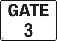 Gate 3 Sign