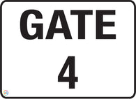 Gate 4 Sign