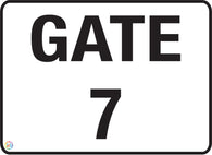 Gate 7 Sign