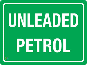 Unleaded Petrol Sign