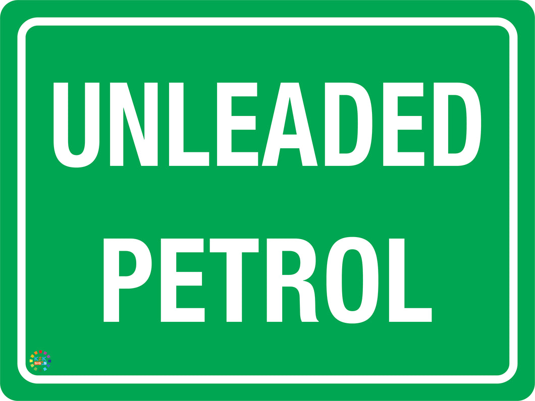Unleaded Petrol Sign