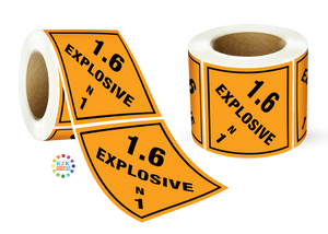 Class 1 Explosive 1.6N 1 Label Roll