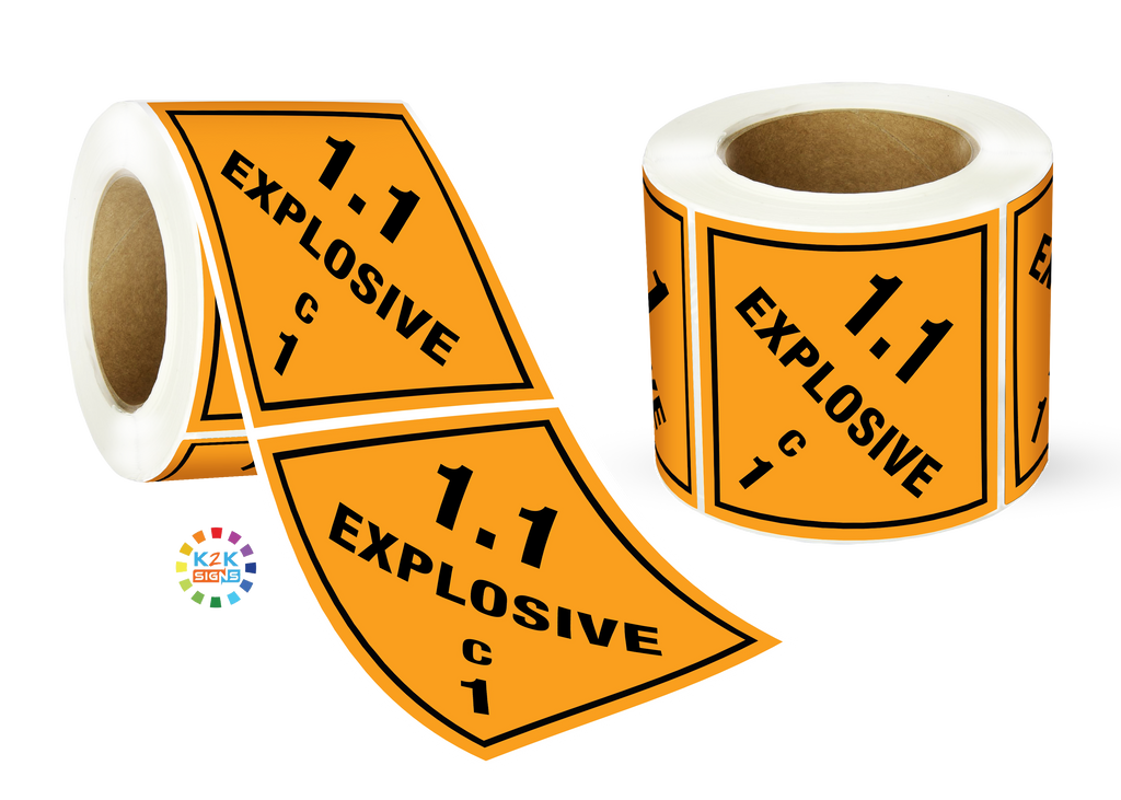 Hazchem Label Roll – K2K Signs