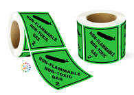 Class 2 Non-Flammable Non-Toxic Gas Label Roll