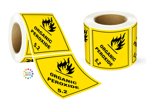 Class 5.2 Organic Peroxide Label Roll