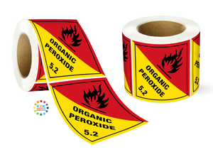 Class 5.2 Organic Peroxide Label Roll