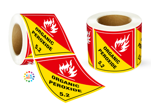 Class 5.2 Organic Peroxide Label Roll