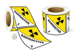 Class 7 Radioactive Label Roll