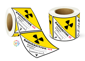 Class 7 Radioactive III Label Roll